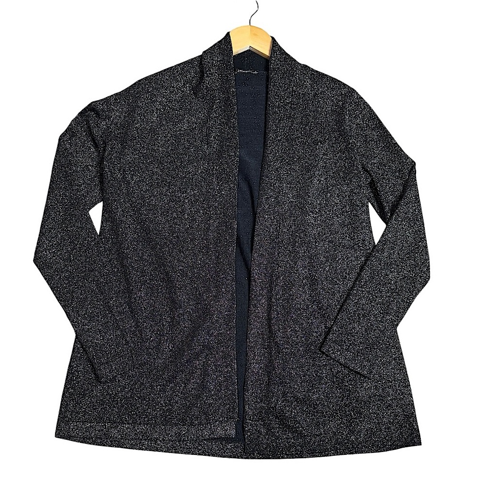 J. McLaughlin Halsey Metallic Open Front Cardigan size S